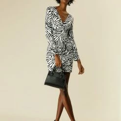 Allegra K Sexy Long Sleeve Stretchy Bodycon Dress