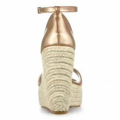 Allegra K Shoes Women's Open Toe Espadrille Wedges Platform Sandals