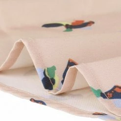 Allegra K Abstract Geometric Print Long Sleeves Point Collar Button Down Shirt With Chest Pockets