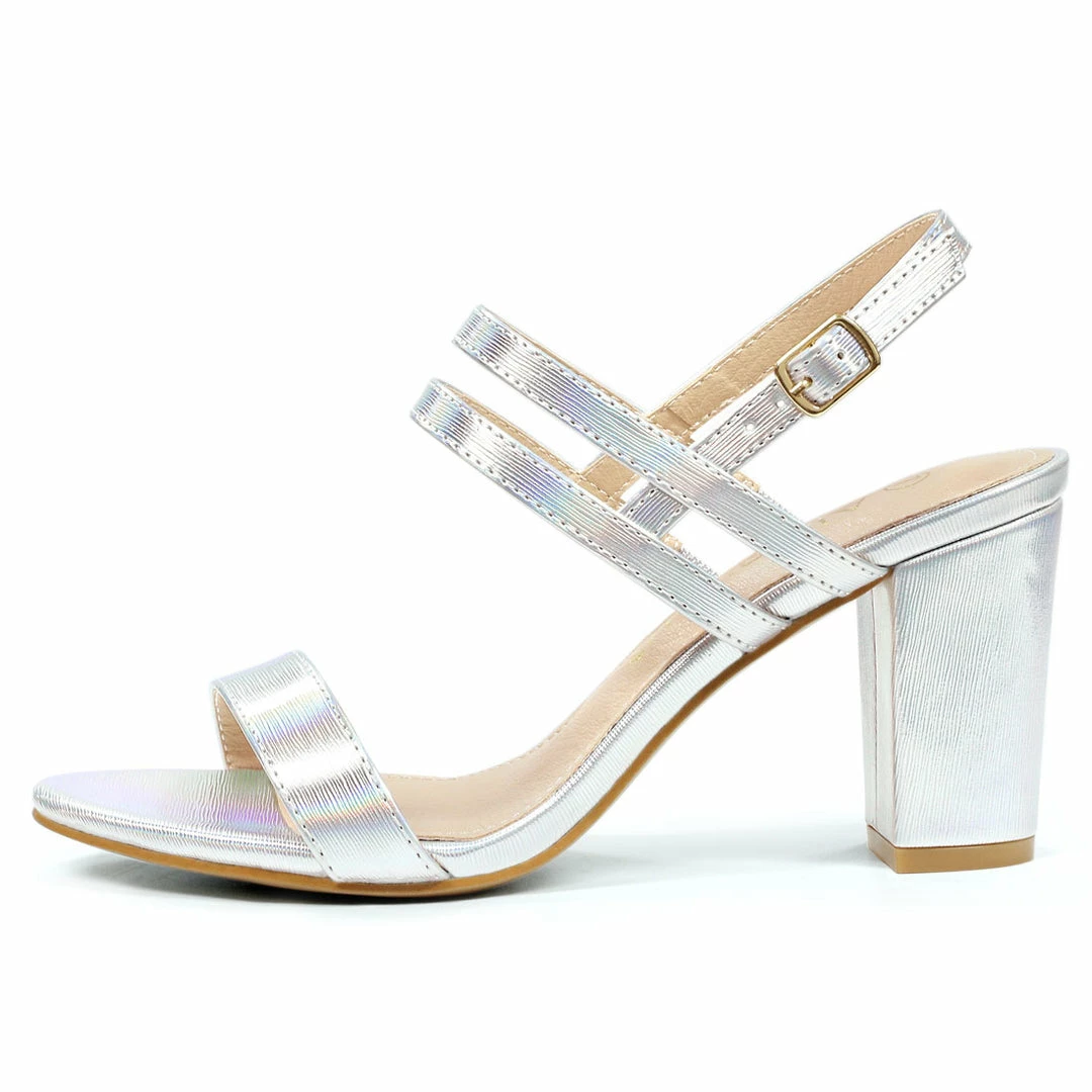 Allegra K Women‘s Slingback Block Heel Ankle Strap Sandals 10 Allegra K Women‘s Slingback Block Heel Ankle Strap Sandals