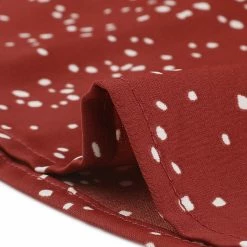 Allegra K Women's Heart Polka Dots Button Up Notched Lapel V Neck Shirt Tops 159 Allegra K Women's Heart Polka Dots Button Up Notched Lapel V Neck Shirt Tops