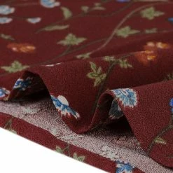 Allegra K Women's Button Down Floral Print V Neck 3/4 Sleeves Vintage Shirt Dress