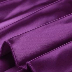 Allegra K Skirts Women's Elastic Waist Party Metallic Shiny Accordion Pleated Midi Skirt