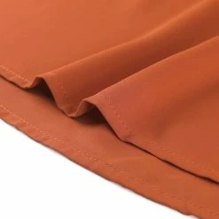 Women Allegra K 3/4 Sleeves V Neck Drawstring Waist Peplum Blouse