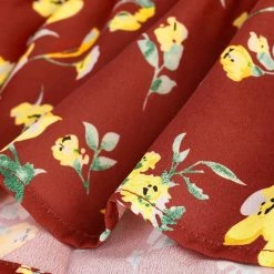 Allegra K Floral Cap Sleeve Smock Waist Skater Dress 21 Allegra K Floral Cap Sleeve Smock Waist Skater Dress