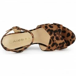 Allegra K Shoes Women's Platform Chunky Heel Ankle Strap Sandals 47 Allegra K Shoes Women's Platform Chunky Heel Ankle Strap Sandals