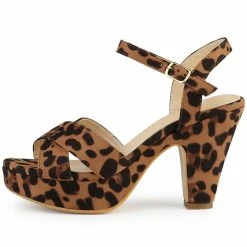 Allegra K Shoes Women's Platform Chunky Heel Ankle Strap Sandals 50 Allegra K Shoes Women's Platform Chunky Heel Ankle Strap Sandals