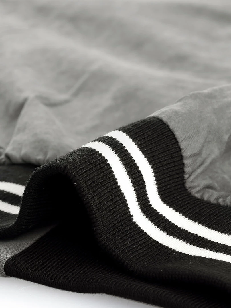 Allegra K Contrast Rib Bomber Jacket With Flap Pocket Women 9 Allegra K Contrast Rib Bomber Jacket With Flap Pocket Women