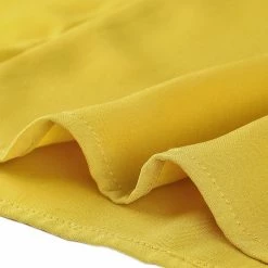 Allegra K Women's Three Quarter Sleeve Pleated Swing Casual A-line Dress