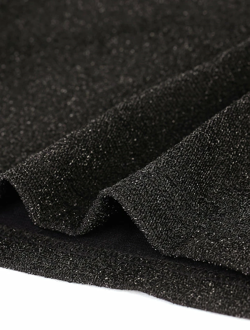 Allegra K V Neck Long Sleeve Stretchy Glitter Bodycon Dress 9 Allegra K V Neck Long Sleeve Stretchy Glitter Bodycon Dress