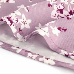 Allegra K Women's Fall Notch Lapel Shirt Dress Long Sleeve Smocked Waist Floral Dress