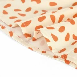 Allegra K Women's Elegant Dots V Neck Long Sleeve Top Button Peplum Blouse