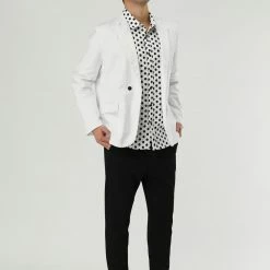 Allegra K Men's Notched Lapel Button Slim Fit Casual Lightweight Sport Coats Blazer