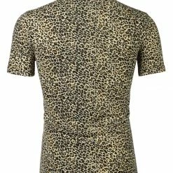 Allegra K Men's Prints Shirts Round Neck Pattern Short Sleeve T Shirt