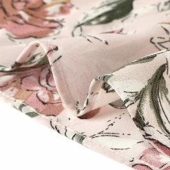 Allegra K Women's Vintage Floral Tie V Neck Smocked Waist Ruffle Dress 27 Allegra K Women's Vintage Floral Tie V Neck Smocked Waist Ruffle Dress