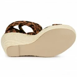 Allegra K Shoes Women's Espadrille Platform Wedges Heel Lace Up Sandals