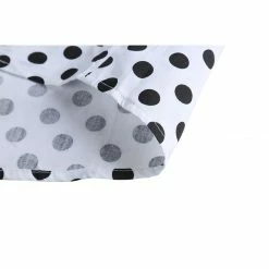 Allegra K Tops Men's Polka Dots Long Sleeve Slim Fit Printed Dress Button Down Shirt