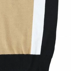 Allegra K Men Color Block Knitted Short Sleeves Golf Polo Shirts