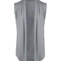 Allegra K Men Casual Open Front Sleeveless Irregular Hem Cardigan Vest With No Button 79 Allegra K Men Casual Open Front Sleeveless Irregular Hem Cardigan Vest With No Button