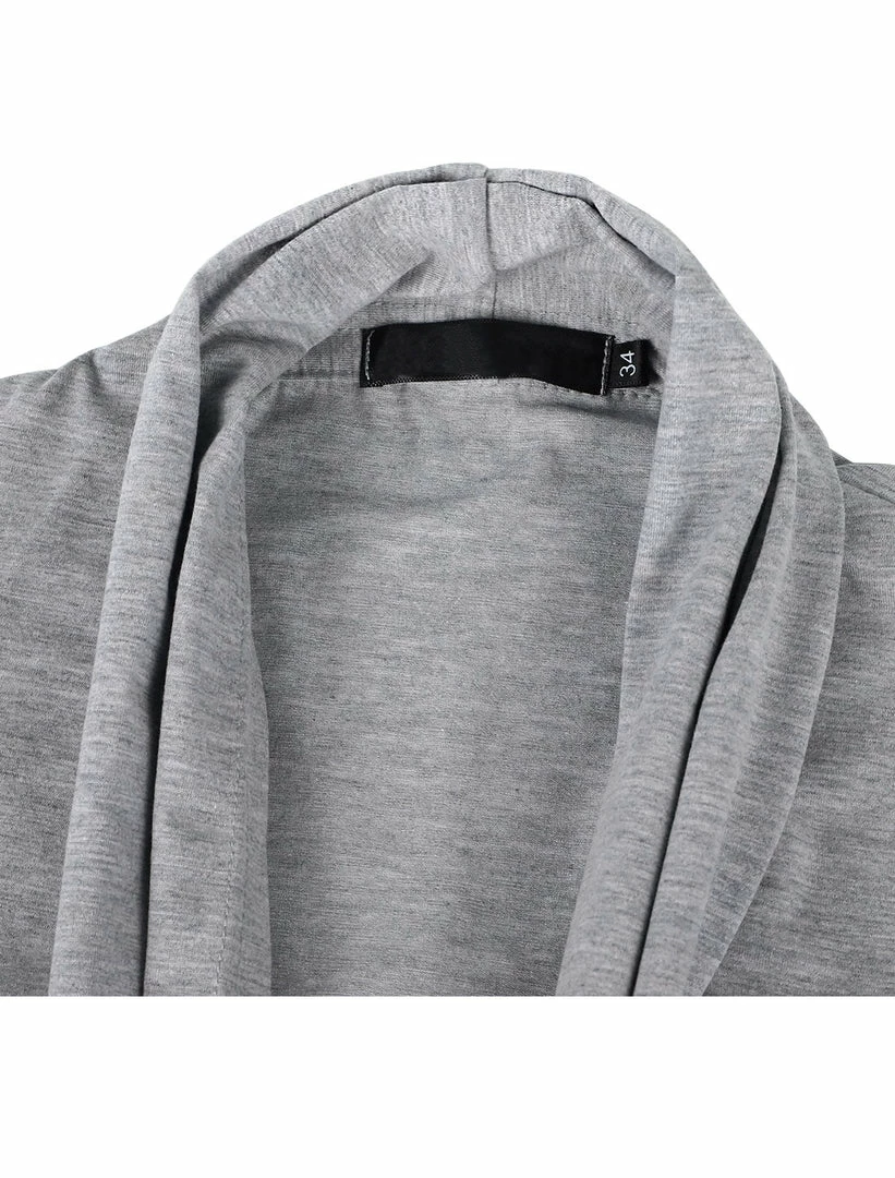 Allegra K Men Casual Open Front Sleeveless Irregular Hem Cardigan Vest With No Button 33 Allegra K Men Casual Open Front Sleeveless Irregular Hem Cardigan Vest With No Button