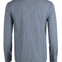 Allegra K Men Banded Collar Shirt Washed Cotton Long Sleeve Casual Button Down Shirts 45 Allegra K Men Banded Collar Shirt Washed Cotton Long Sleeve Casual Button Down Shirts