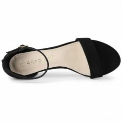 Allegra K Women's Open Toe Ankle Strap Chunky High Heel Sandals Shoes 42 Allegra K Women's Open Toe Ankle Strap Chunky High Heel Sandals Shoes