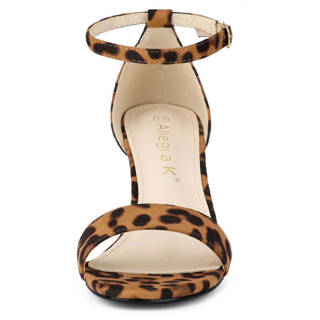 Allegra K Women's Open Toe Ankle Strap Chunky High Heel Sandals Shoes 13 Allegra K Women's Open Toe Ankle Strap Chunky High Heel Sandals Shoes