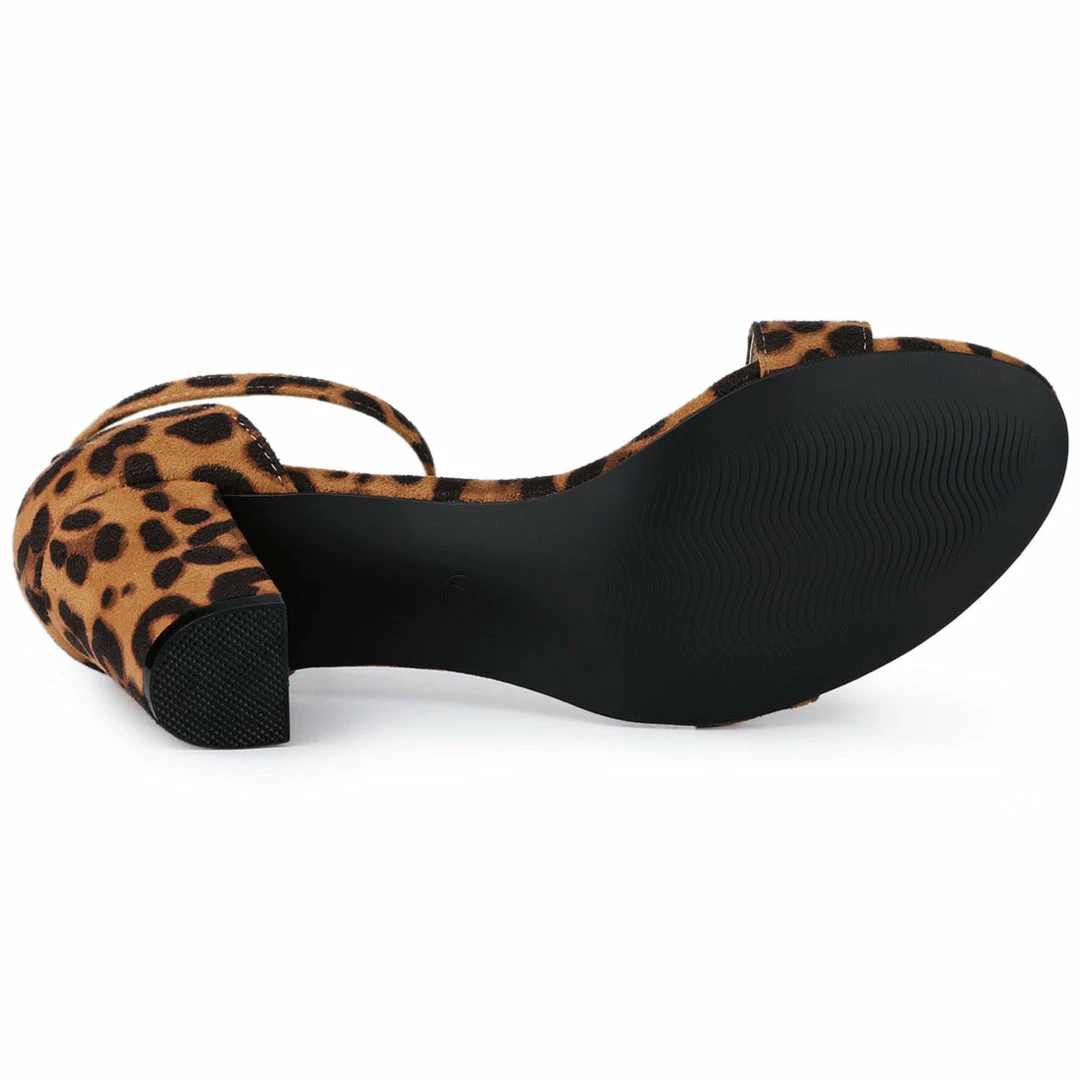 Allegra K Women's Open Toe Ankle Strap Chunky High Heel Sandals Shoes 16 Allegra K Women's Open Toe Ankle Strap Chunky High Heel Sandals Shoes