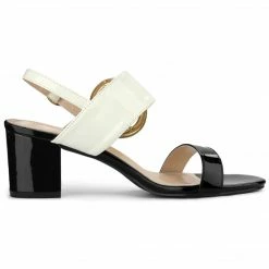 Allegra K Women's Slingback Block High Heel Sandals Shoes