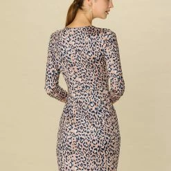 Allegra K Sexy Long Sleeve Stretchy Bodycon Dress