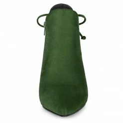 Allegra K Women's Pointed Toe Kitten Heel Ankle Booties Shoes