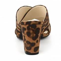 Allegra K Shoes Women's Crisscross Strap Block Heel Slide Sandals 35 Allegra K Shoes Women's Crisscross Strap Block Heel Slide Sandals