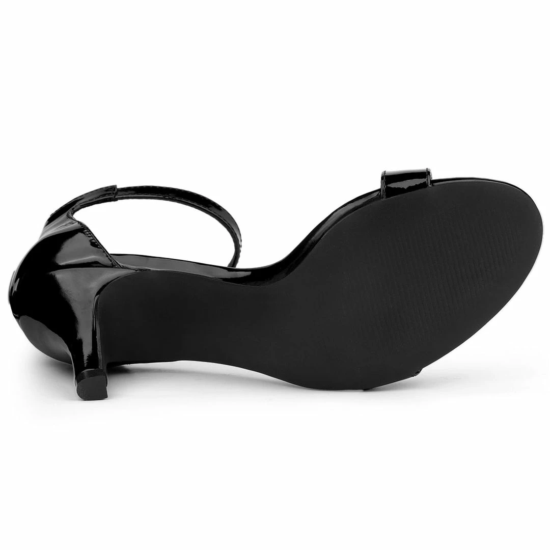 Allegra K Women's Ankle Strap High Heeled Open Toe Stiletto Heels Sandals Shoes 16 Allegra K Women's Ankle Strap High Heeled Open Toe Stiletto Heels Sandals Shoes