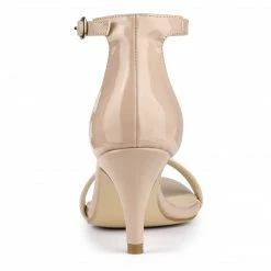 Allegra K Women's Ankle Strap High Heeled Open Toe Stiletto Heels Sandals Shoes 21 Allegra K Women's Ankle Strap High Heeled Open Toe Stiletto Heels Sandals Shoes