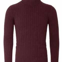 Allegra K HZ161106 R10 Men Turtleneck Long Sleeves Pullover Cable Knitted Sweater 33 Allegra K HZ161106 R10 Men Turtleneck Long Sleeves Pullover Cable Knitted Sweater