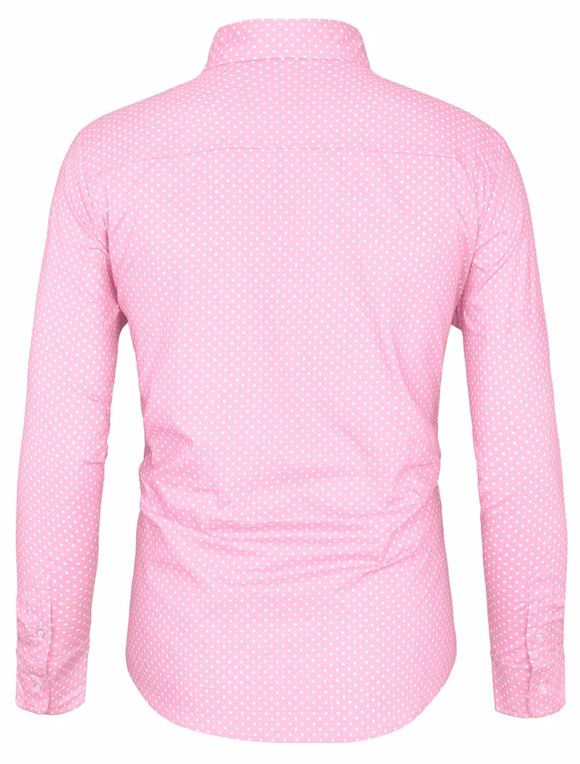 Allegra K Men's Shirts Long Sleeve Polka Dots Prints Slim Fit Button Up Casual Shirt 29 Allegra K Men's Shirts Long Sleeve Polka Dots Prints Slim Fit Button Up Casual Shirt