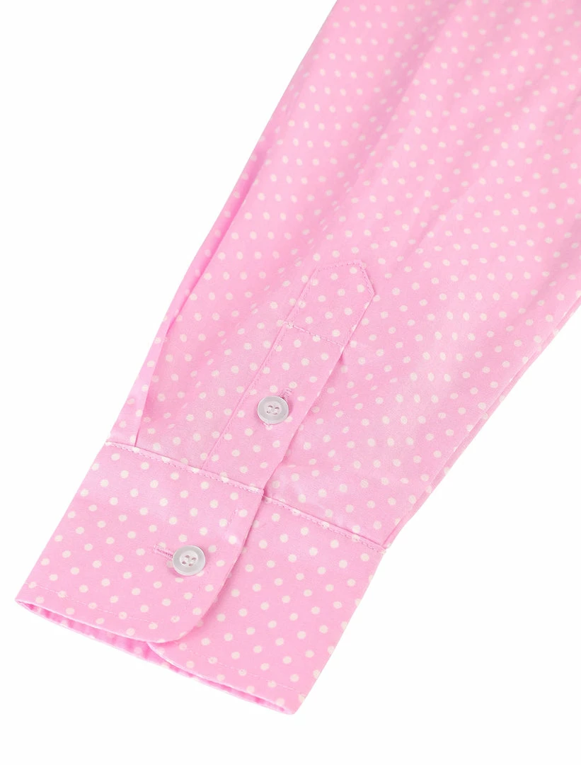 Allegra K Men's Shirts Long Sleeve Polka Dots Prints Slim Fit Button Up Casual Shirt 31 Allegra K Men's Shirts Long Sleeve Polka Dots Prints Slim Fit Button Up Casual Shirt