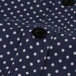 Allegra K Men's Shirts Long Sleeve Polka Dots Prints Slim Fit Button Up Casual Shirt 98 Allegra K Men's Shirts Long Sleeve Polka Dots Prints Slim Fit Button Up Casual Shirt