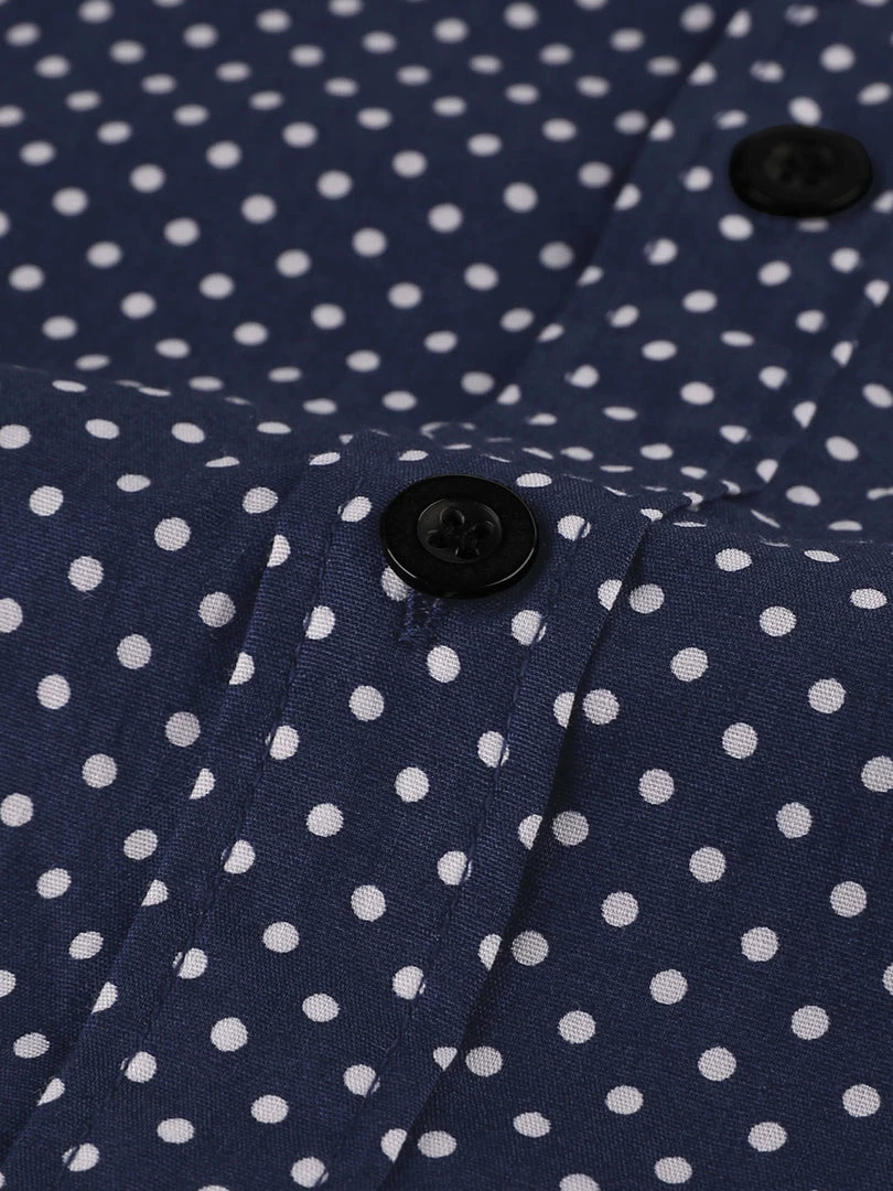 Allegra K Men's Shirts Long Sleeve Polka Dots Prints Slim Fit Button Up Casual Shirt 38 Allegra K Men's Shirts Long Sleeve Polka Dots Prints Slim Fit Button Up Casual Shirt