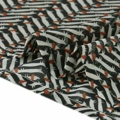 Allegra K Women's Chiffon Short Sleeve Tops Blouses Ruffle Dog Printed Tee Shirts