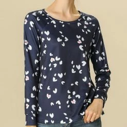 Allegra K Women Animal Leopard Print Long Sleeve Top 18 Allegra K Women Animal Leopard Print Long Sleeve Top