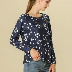 Allegra K Women Animal Leopard Print Long Sleeve Top 19 Allegra K Women Animal Leopard Print Long Sleeve Top