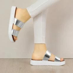 Allegra K Women's Open Toe Flatform Slides Sandals 19 Allegra K Women's Open Toe Flatform Slides Sandals