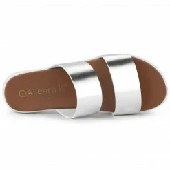 Allegra K Women's Open Toe Flatform Slides Sandals 22 Allegra K Women's Open Toe Flatform Slides Sandals