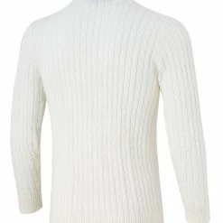 Allegra K HZ161106 R10 Men Turtleneck Long Sleeves Pullover Cable Knitted Sweater 27 Allegra K HZ161106 R10 Men Turtleneck Long Sleeves Pullover Cable Knitted Sweater