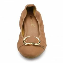 Allegra K Women's Round Toe Comfortable Slip On Ballet Flats