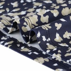 Allegra K]Waist Tie Peplum Top In Floral Print Women