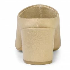 Allegra K Women's Pointed Toe Slip On Block Heel Slide Mules Shoes