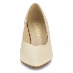 Allegra K Women's Pointed Toe Low Kitten Heel Dress Pumps 18 Allegra K Women's Pointed Toe Low Kitten Heel Dress Pumps