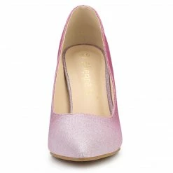 Allegra K Women's Party Glitter Stiletto High Heels Pumps